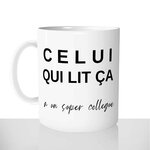 mug classique en céramique 11oz personnalisé personnalisation photo homme est un super collegue pote ami personnalisable cadeau