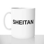 mug classique en céramique 11oz personnalisé personnalisation photo sheitan diable prenom personnalisable
