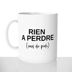 mug classique en céramique 11oz personnalisé personnalisation photo rien a perdre sauf du gras sport regime resolution prenom personnalisable