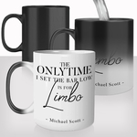 mug-tasse-magique-thermoréactif-thermo-chauffant-personnalisé-set-the-bar-low-for-limbo-michael-scott-the-office-drole-idée-cadeau-original