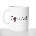 mug-blanc-brillant-personnalisé-offrir-conscrit-cocarde-francaise-bleu-blanc-rouge-bal-drole-fun-personnalisable-idée-cadeau-original