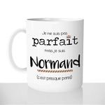 mug-blanc-céramique-personnalisable-tasse-11oz-homme-pas-parfait-normand-france-région-normandie-personnalisé-idée-cadeau