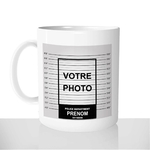 mug - blanc-brillant-personnalisé-pas-cher-mugshot-photo-de-prisonnier-prison-personnalisé-drole-fun-idée-cadeau-original