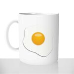 mug - blanc-brillant-personnalisé-pas-cher-oeuf-au-plat-jaune-protéines-macros-muscu-personnalisé-fun-idée-cadeau-original