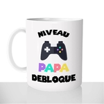 mug-blanc-céramique-11oz-france-mugs-surprise-pas-cher-gamer-niveau-papa-débloqué-jeu-vidéo-manette-naissance