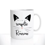 mug-blanc-11oz-325ml-céramique-tasse-cadeau-chat-chaton-ronrons-saint-valentin-célibataire-coeur-chatou-mignon-personnalisable2