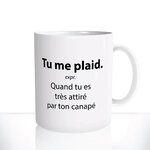 mug-blanc-11oz-325ml-céramique-tasse-cadeau-tu-me-plaid-canapé-flemme-amour-célibataire-froid-chocolat-chaud-personnalisable2