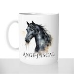 mug-tasse-Blanche-céramique-cheval-noir-chevaux-étalon-black-stallion-prenom-personnalisable-cavalier