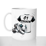 mug-tasse-Blanche-céramique-football-foot-maillot-de-footballeur-prenom-personnalisable-ballon-chaussures-a-crampons-sport