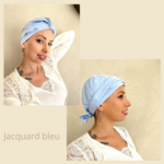 Jacquard bleu