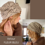 Velour FLEUR BLEU