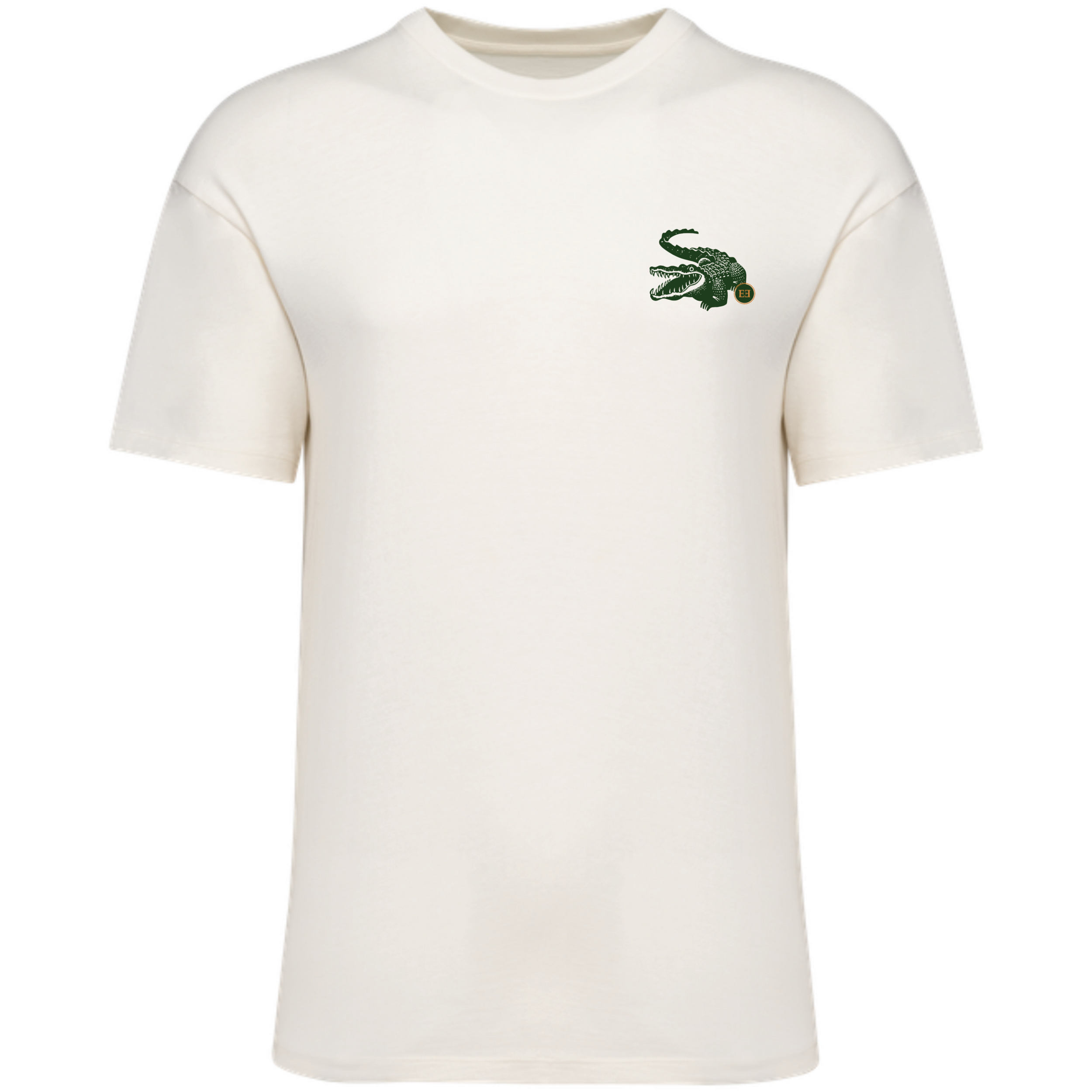 Crocodile-tee-classique-devant-erase