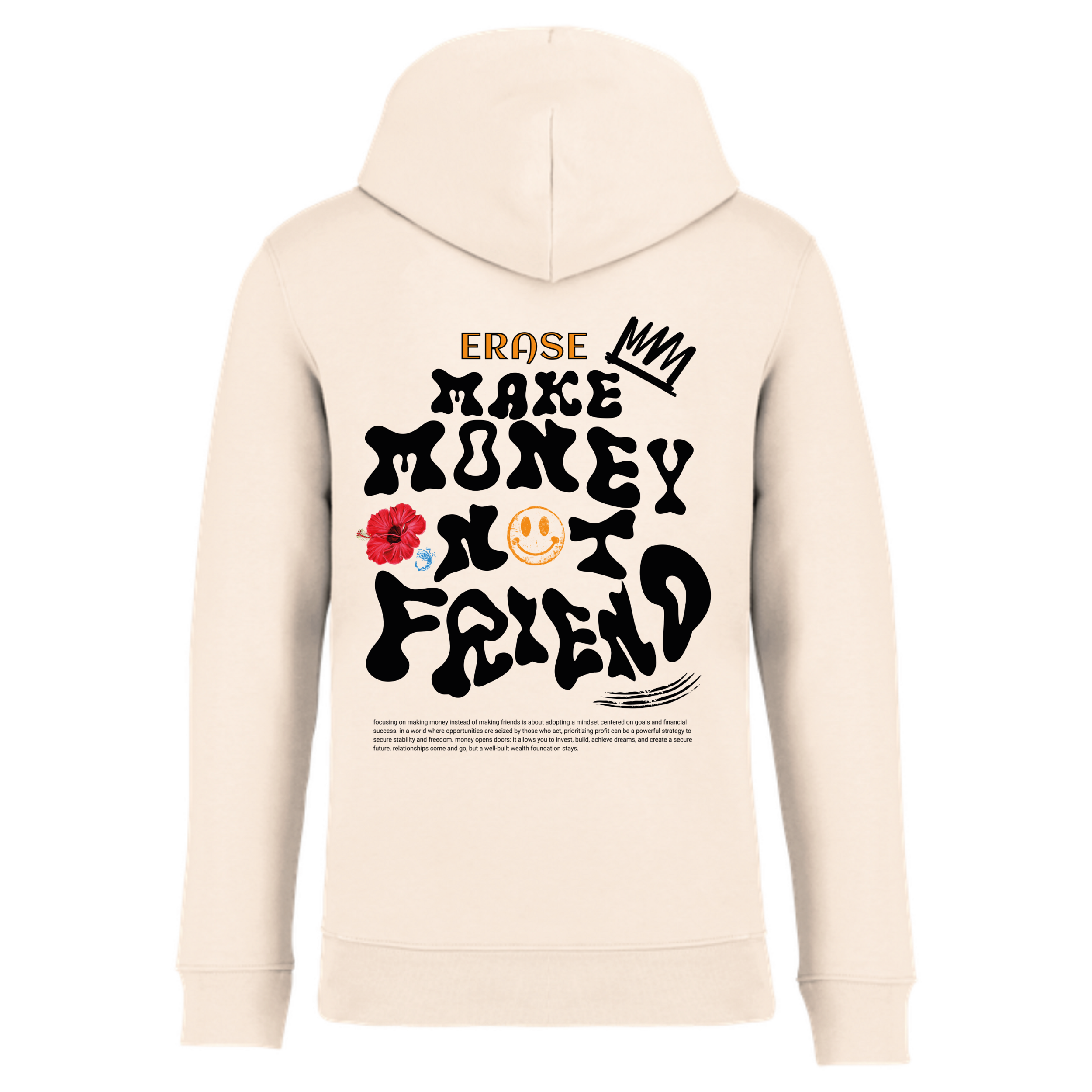 Couronne-sweat-capuche-dos-Erase