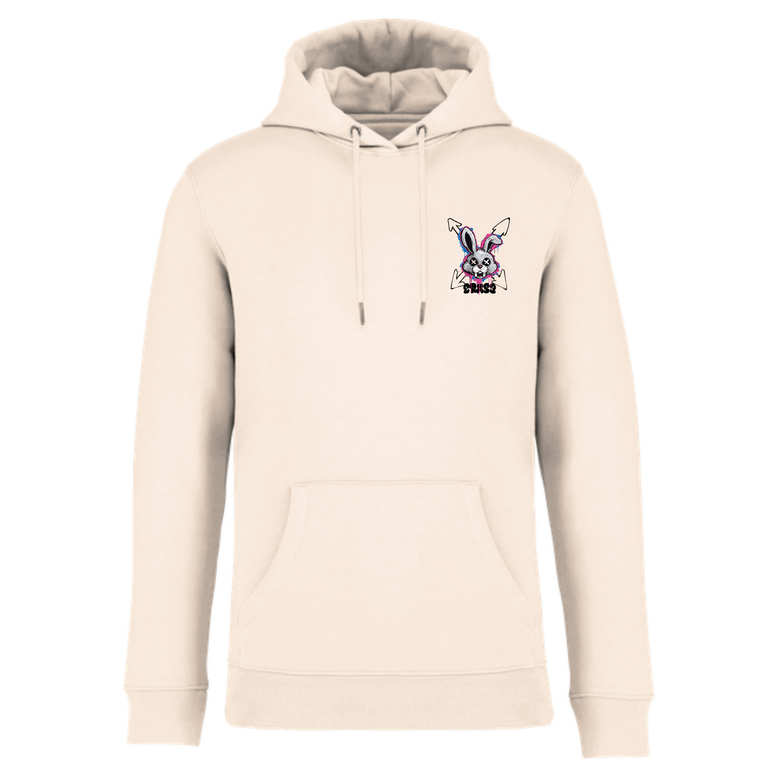 Lapin-trash-sweat-capuche-devant