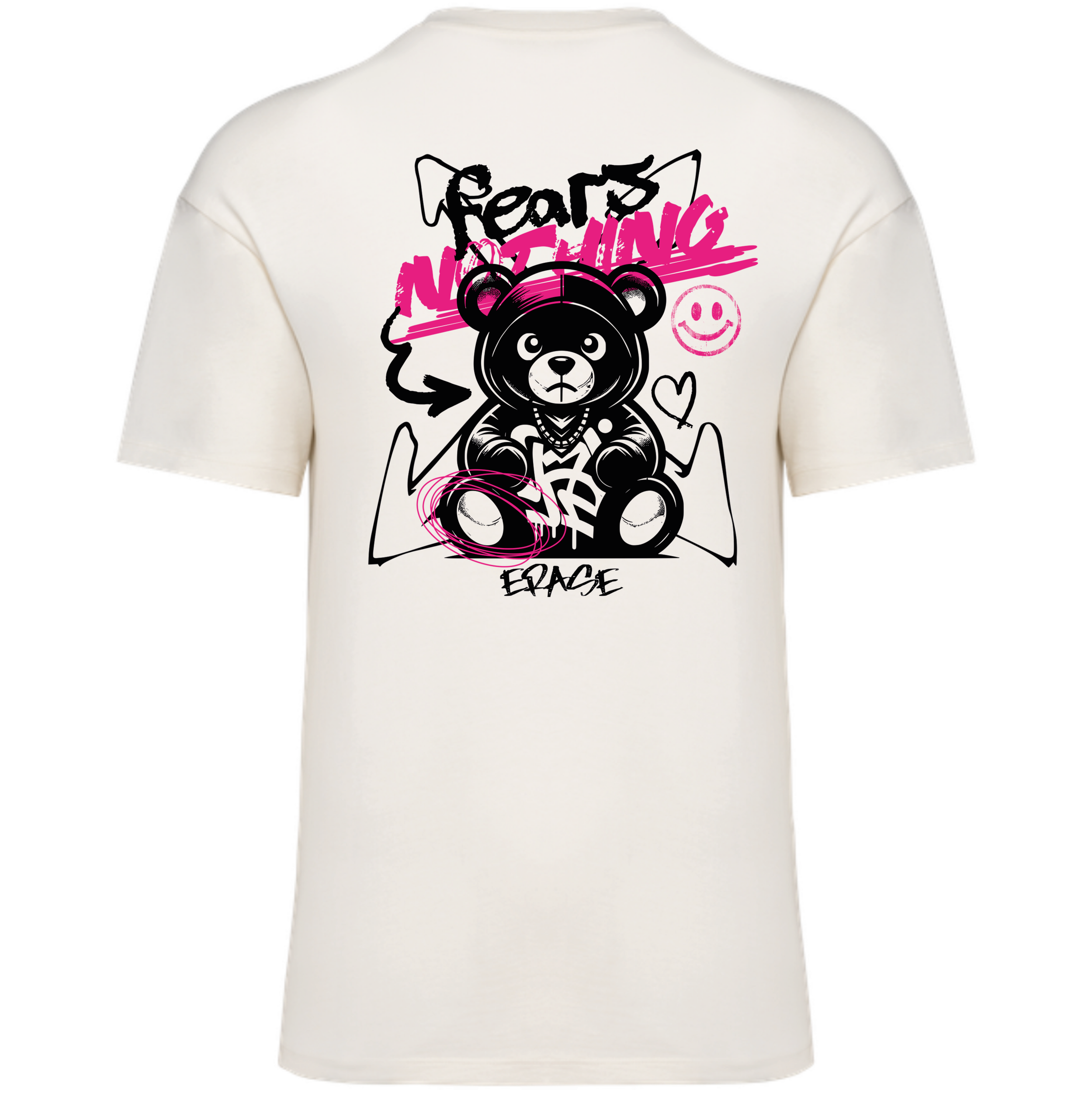 tee-shirt-enfant-Erase-Nounours-rose-dos-