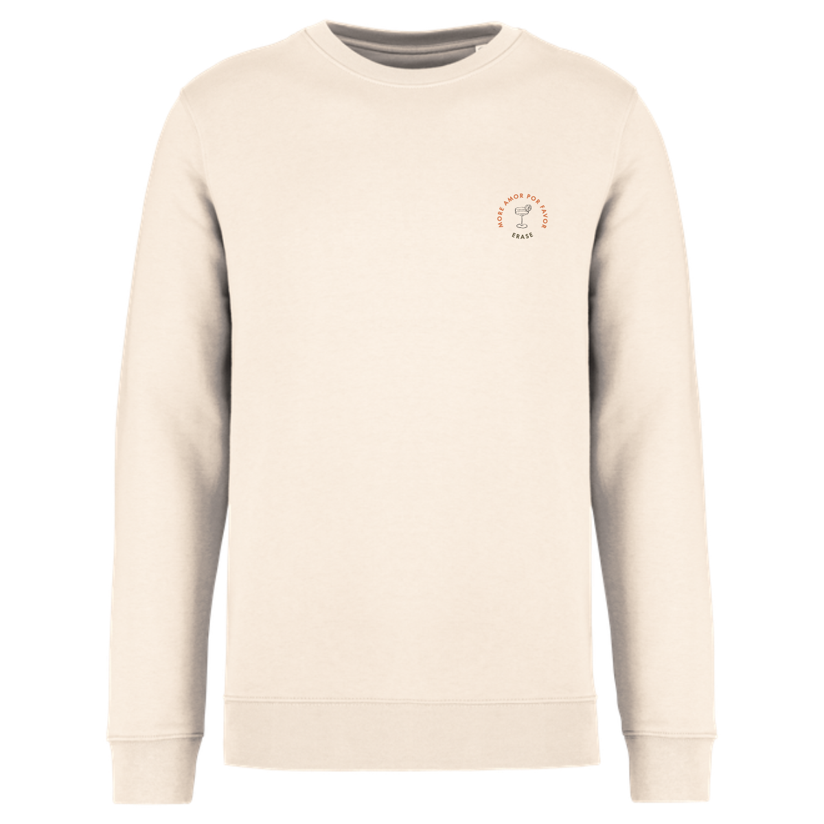 sweat-sans-capuche-classique-Only-with-Erase-devant-