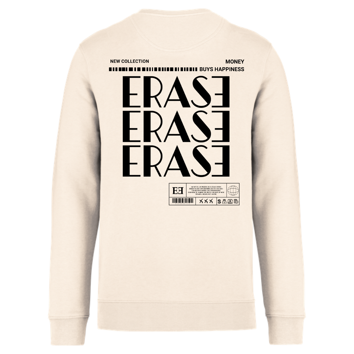 sweat-sans-capuche-classique-Erase-basic-two-dost-