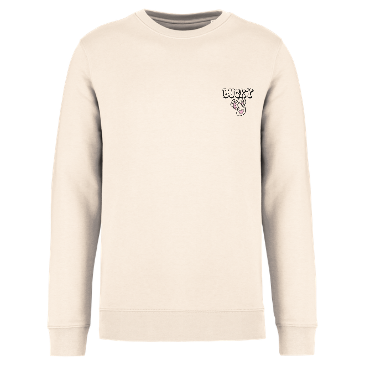 sweat-sans-capuche-classique-Erase-lucky-devant