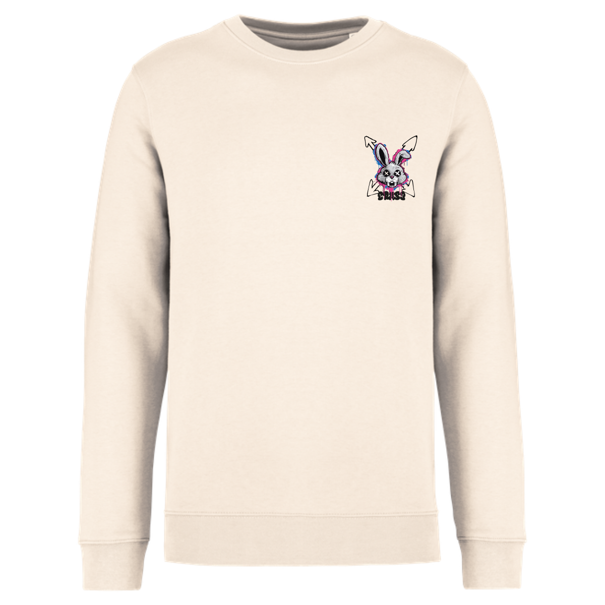 sweat-sans-capuche-classique-Erase-lapin-devant
