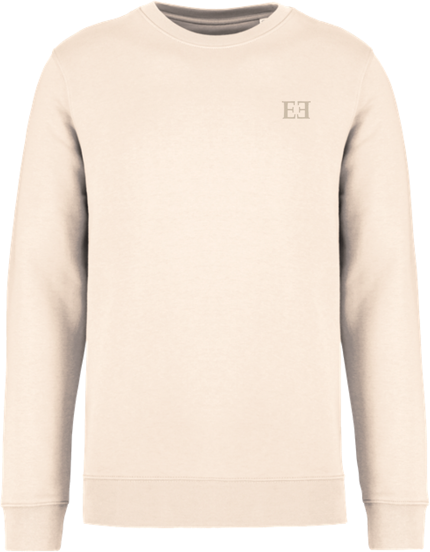Sweat sans capuche face brodé