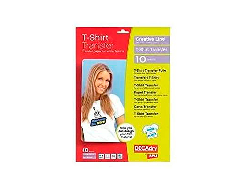 Papier transfert apli agipa pour t-shirt textile base coton