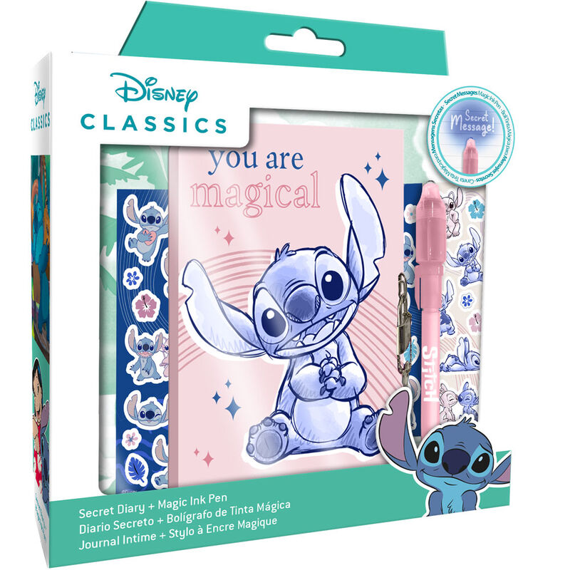 Journal intime Disney Stitch avec stylo magique