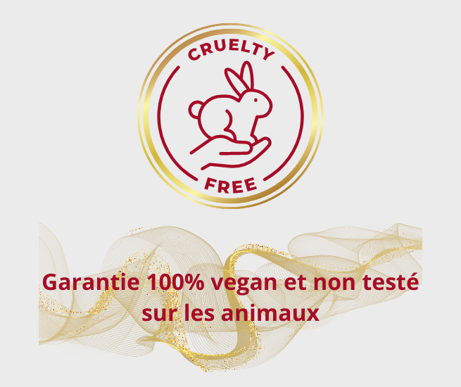 garantie 100 vegan et non teste sur les animaux