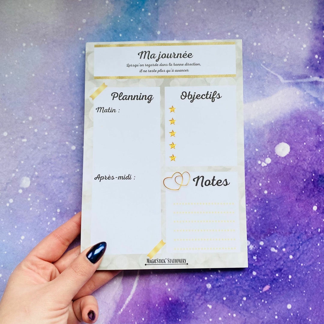 Bloc Planner Journalier Noël 2022 Edition Limitée Papeterie/Planners