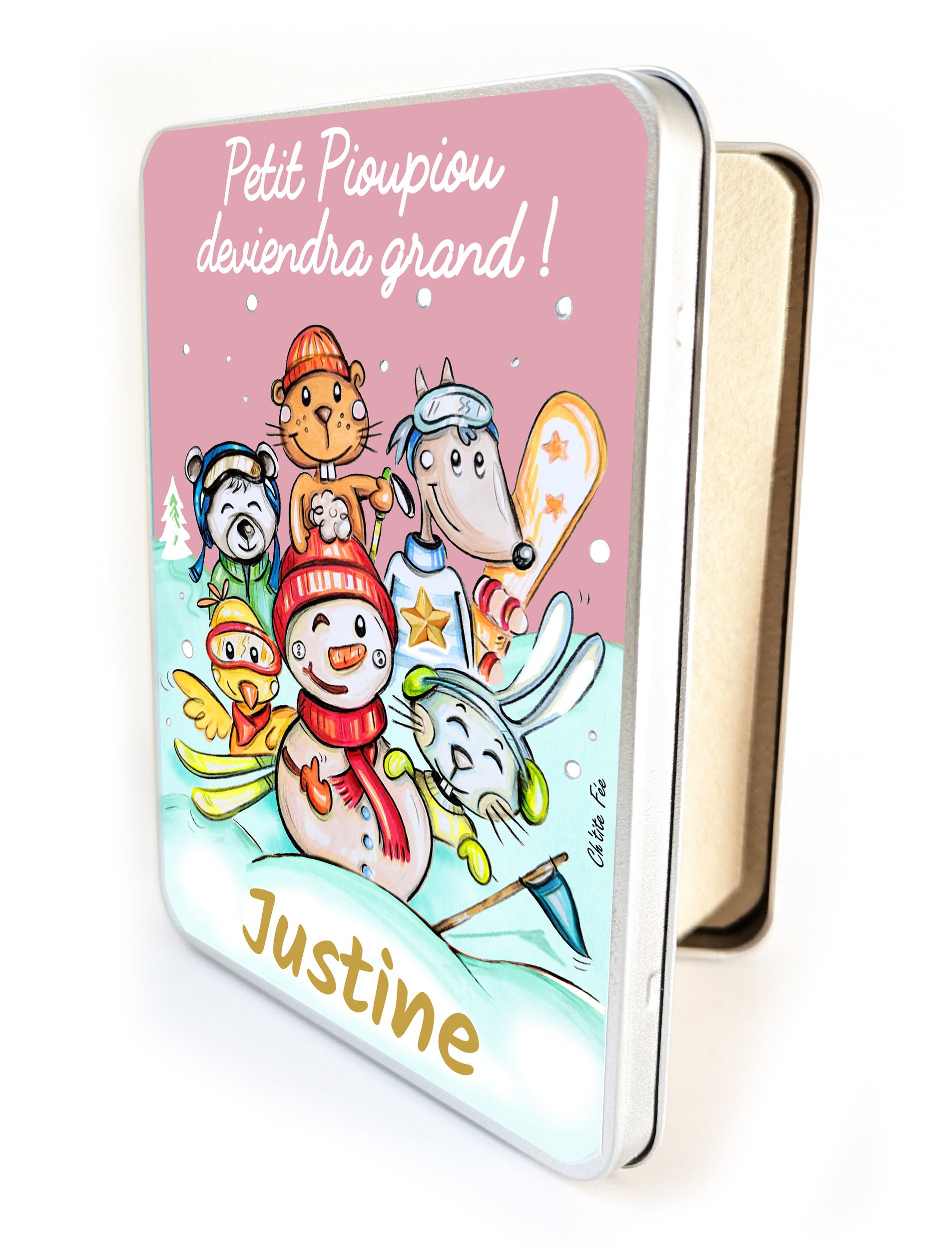 coffret boite medaille ski esf esi insigne snow 6
