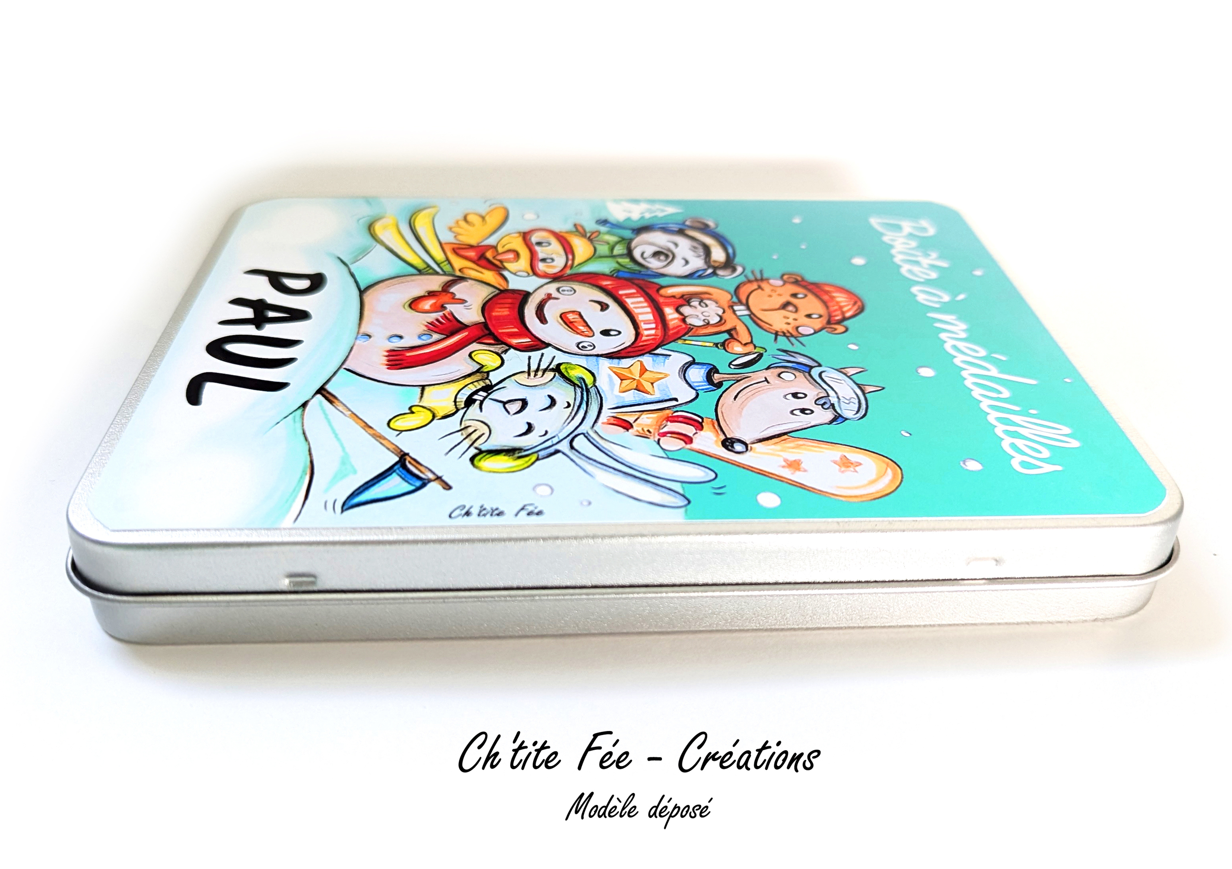 coffret boite medaille ski esf esi insigne snow 4