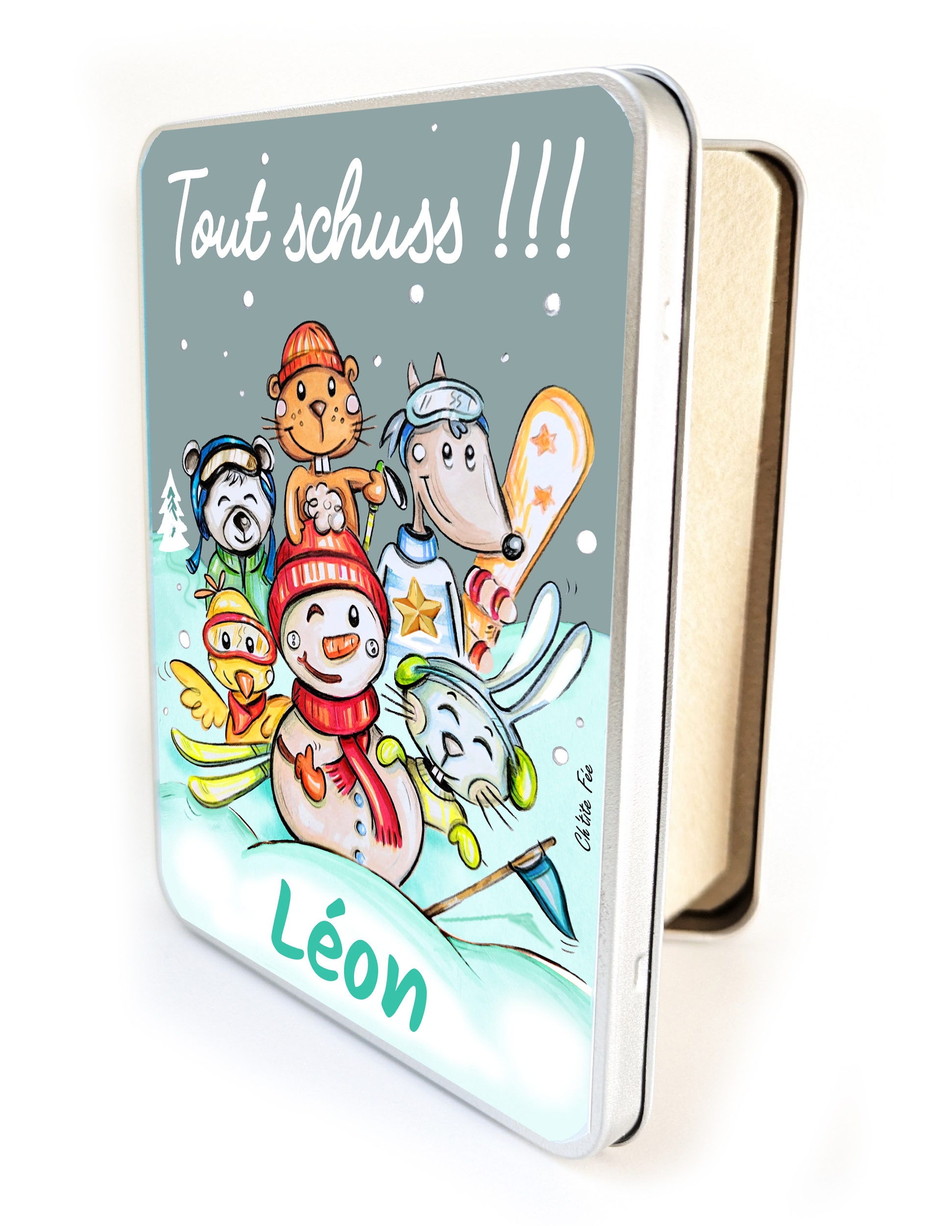 coffret boite medaille ski esf esi insigne snow 7