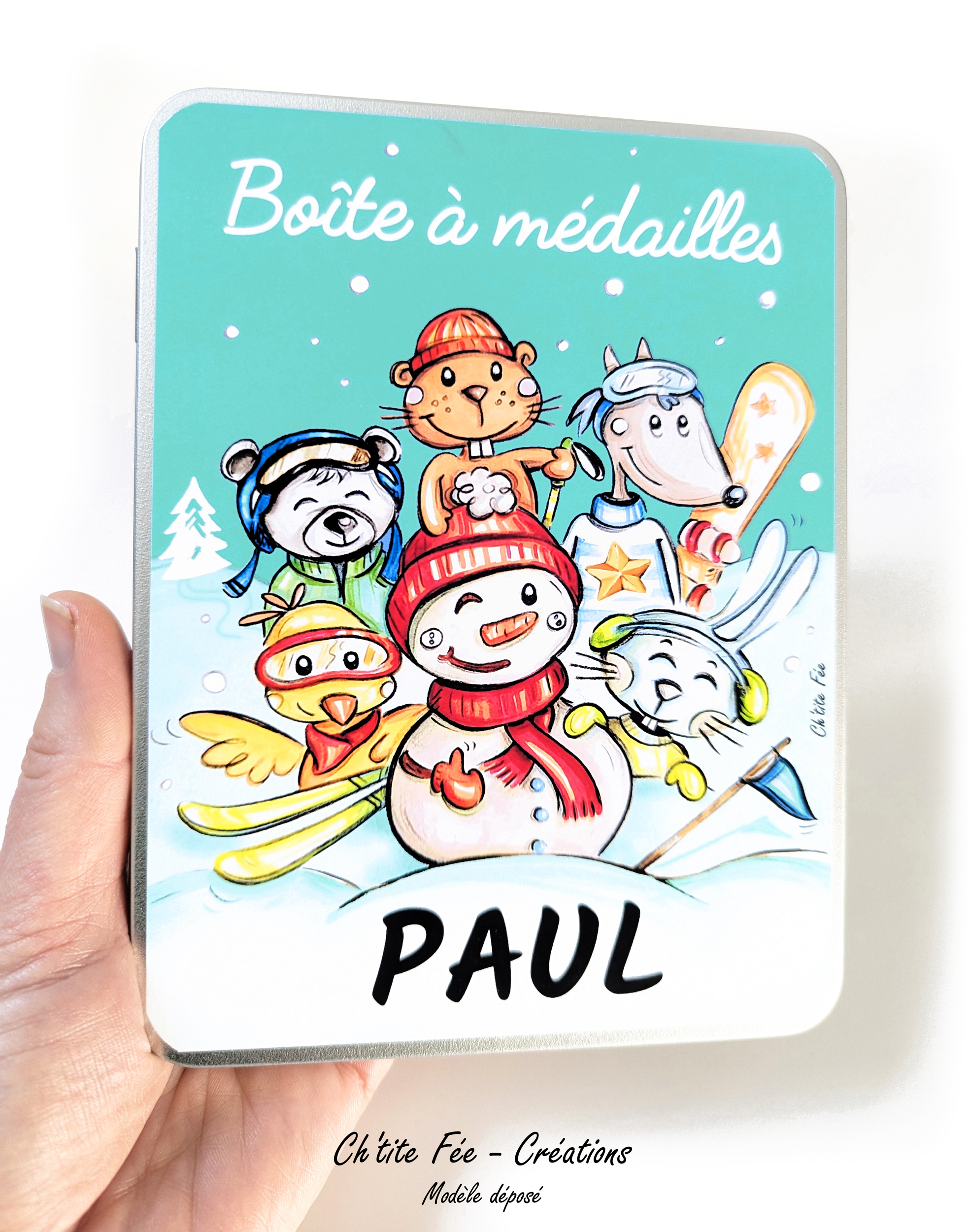 coffret boite medaille ski esf esi insigne snow 2