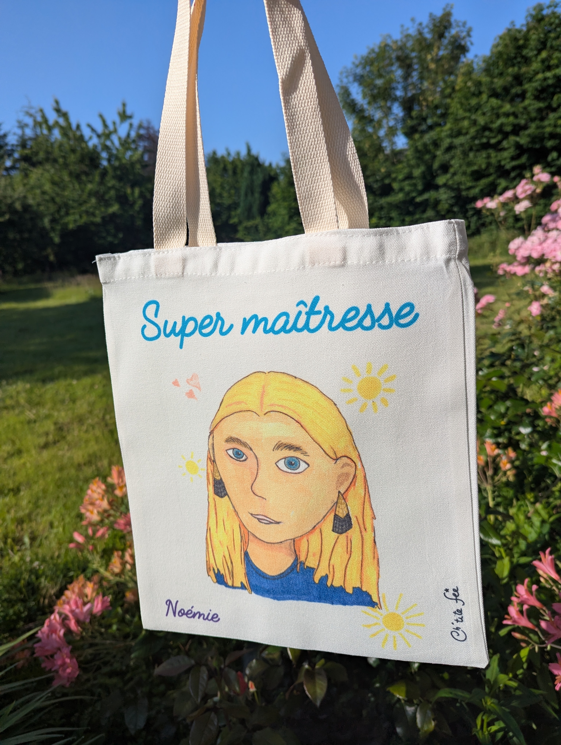 sac tote bag personnalise dessin enfant 2