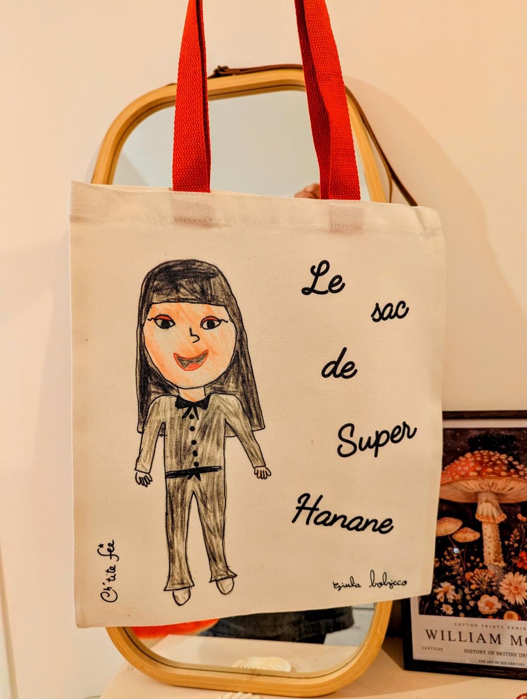 sac dessin enfant tote bag chtite fee