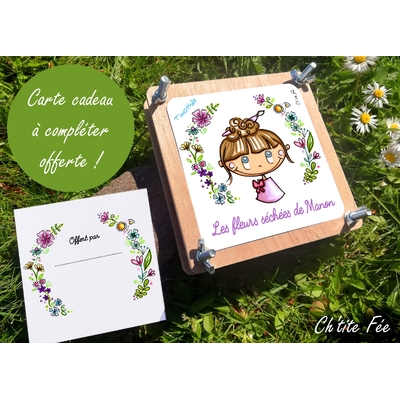 herbier jardin cadeau maitresse fleurs
