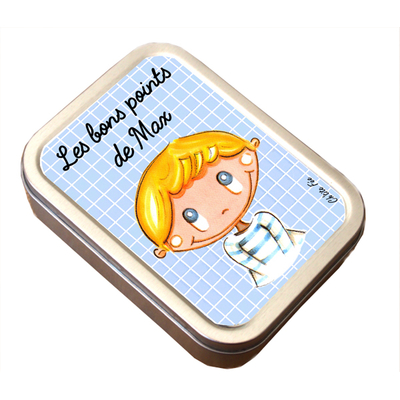Boîte à bons points - Boîte à images MAX (plusieurs coloris)