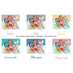 choix 6 coloris boite medaille ski ecole glisse esf
