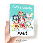 coffret boite medaille ski esf esi insigne snow 2