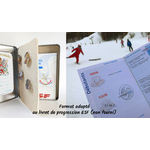 coffret boite medaille ski esf esi insigne snow 8