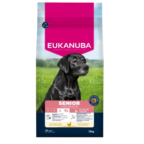 Croquettes chien Eukanuba Senior poulet frais Orchies