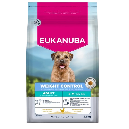 Croquettes eukanuba light petit chien
