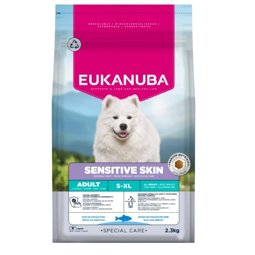 Croquettes peau sensible orchies eukanuba