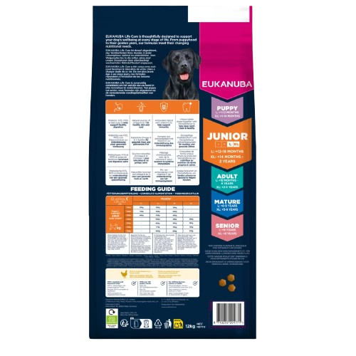 Croquettes chien eukanuba junior