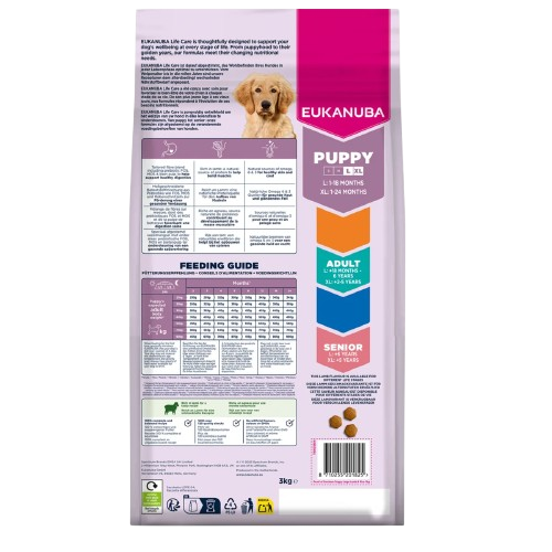 Eukanuba Puppy L XL Agneau orchies
