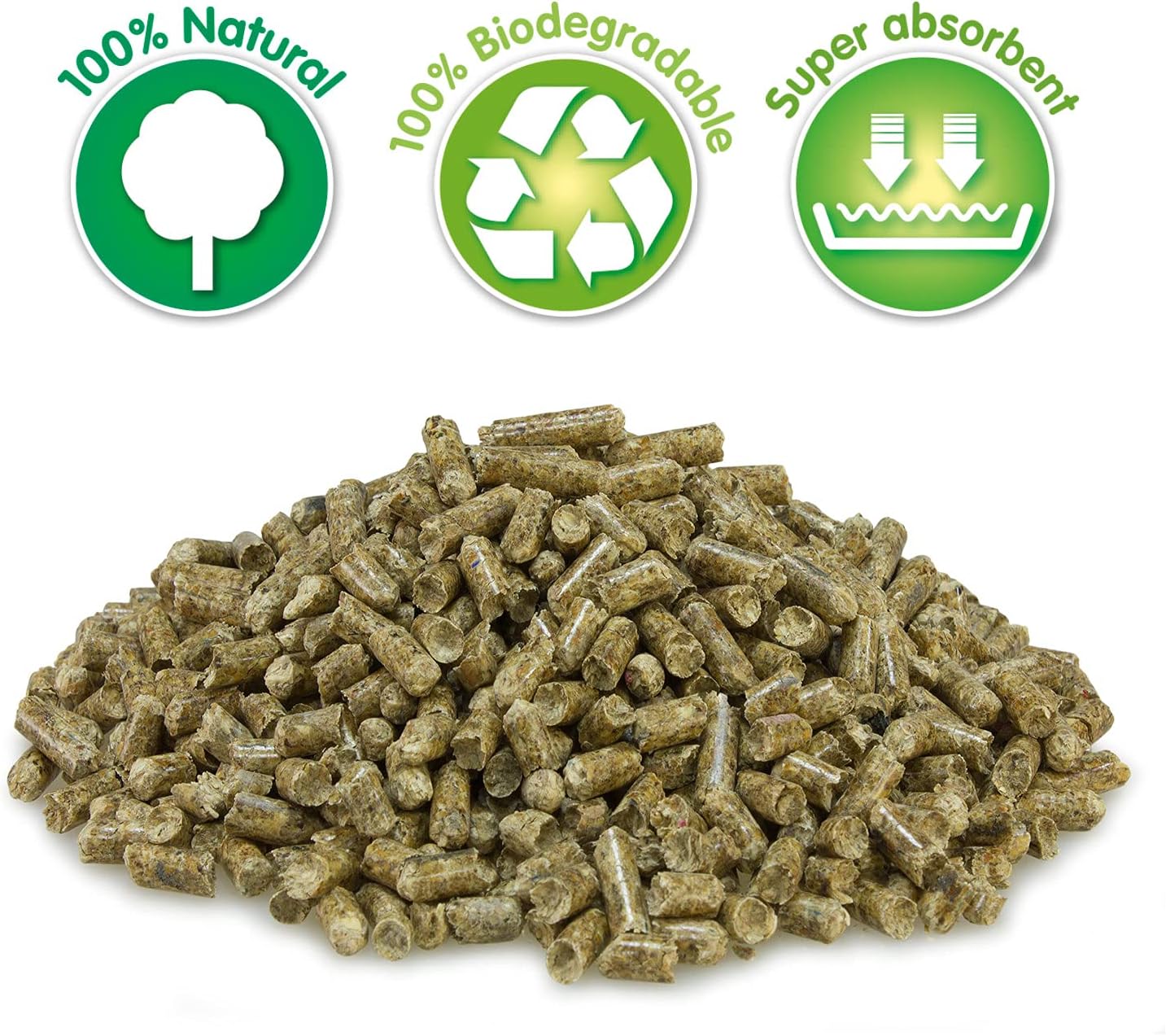 litiere vegetale pellet
