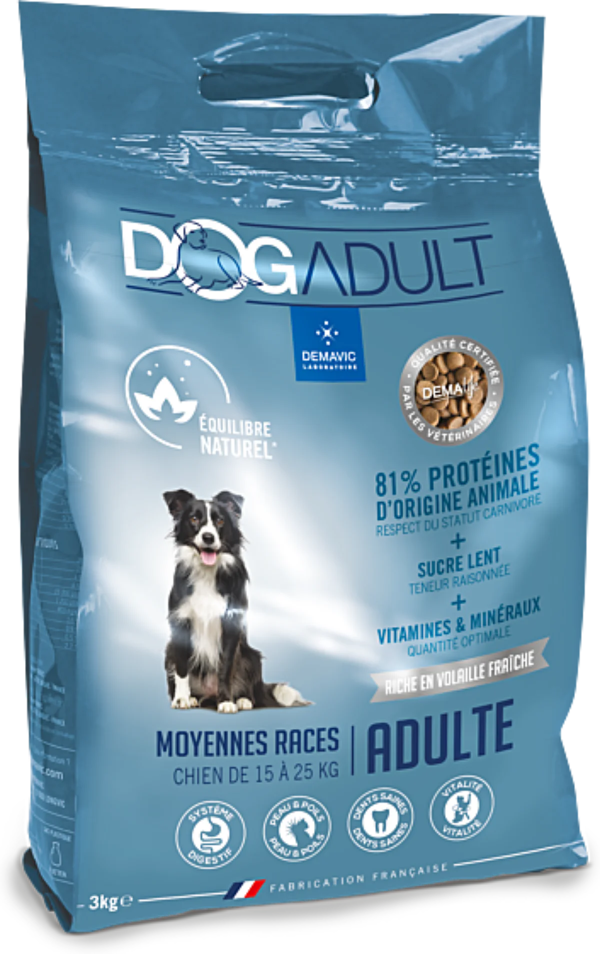 croquettes demavic chien dog adult 5 15 kg