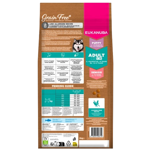 eukanuba sans cereales poisson orchies LXL
