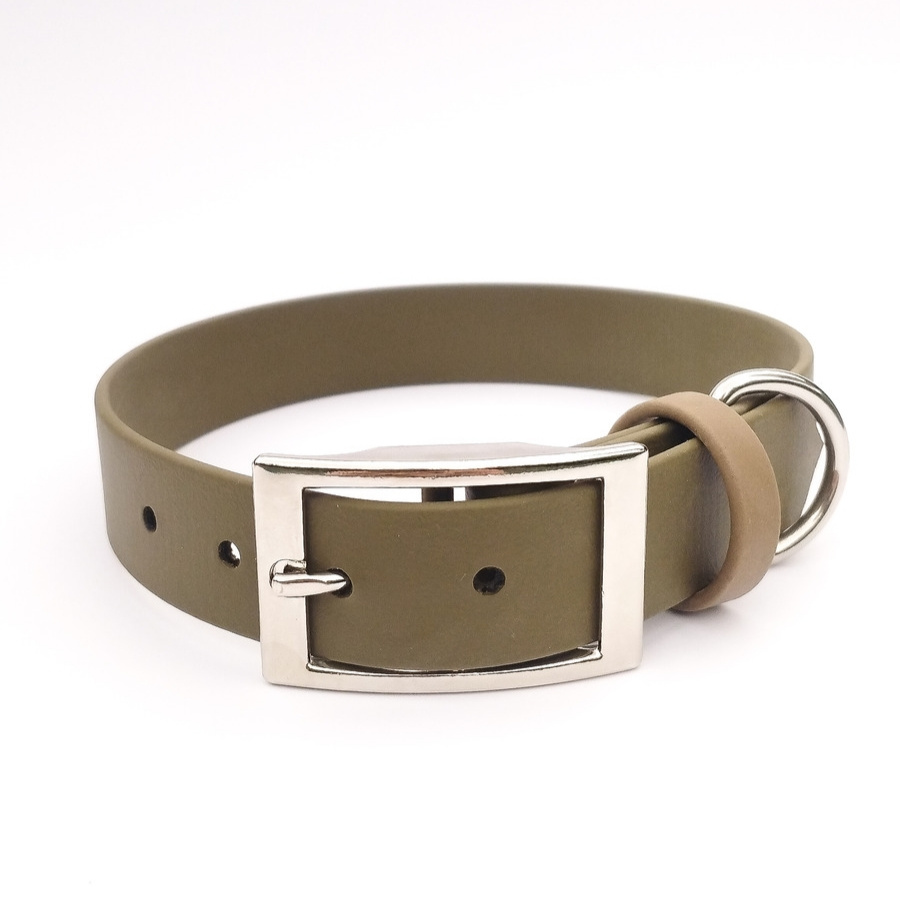 COLLIER CHIEN OLIVE