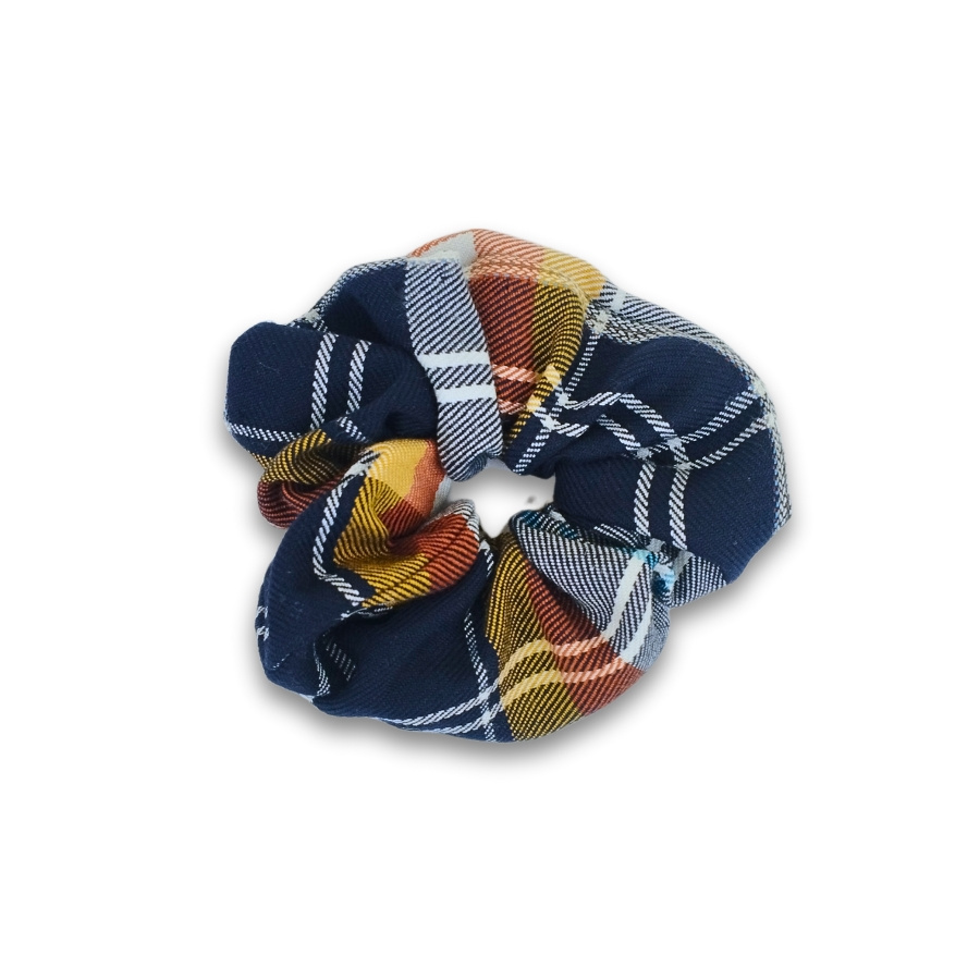 Chouchou Scrunchie Bleu – Assorti à Ton Chien avec Style