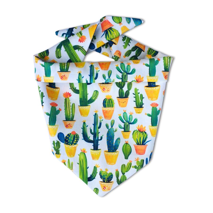 Bandana pour chien motif Cactus